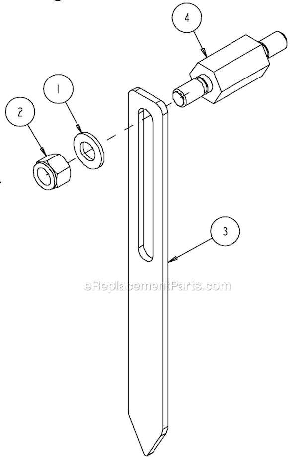 Page U Diagram and Parts List for MK-4030KB  MK Diamond Concrete Saw